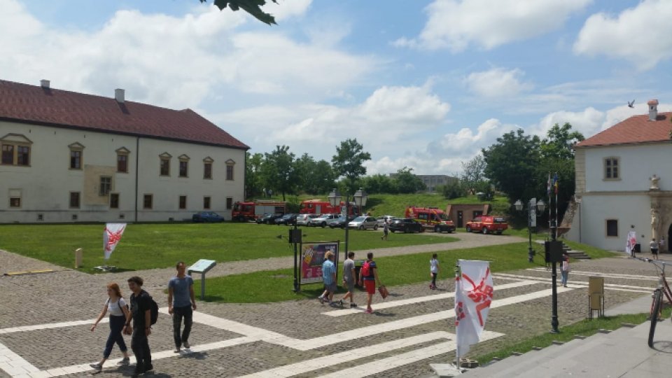 Incendiu la Arhiepiscopia Romano Catolică Alba Iulia