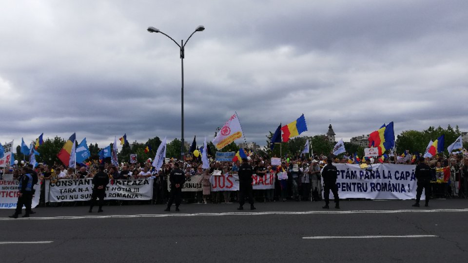 FOTO: Proteste în Parcul Izvor
