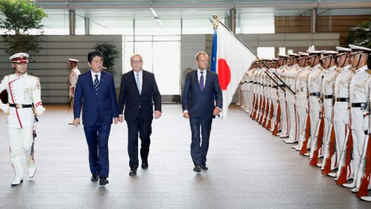 Uniunea Europeană şi Japonia au semnat un acord de liber schimb