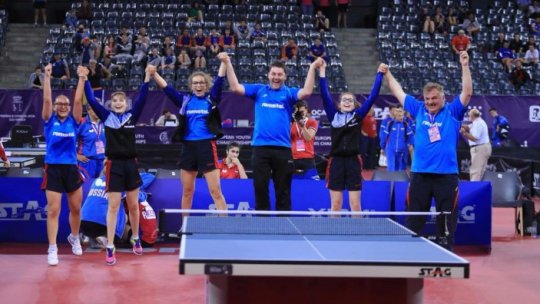 Tenis de masă: România, campioană europeană pe echipe la cadete