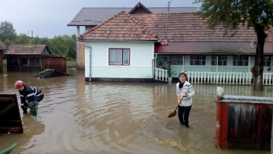 Cod portocaliu de inundații în Maramureș