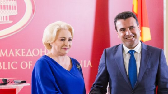 Premierul Viorica Dăncilă s-a întâlnit cu omologul său de la Skopje