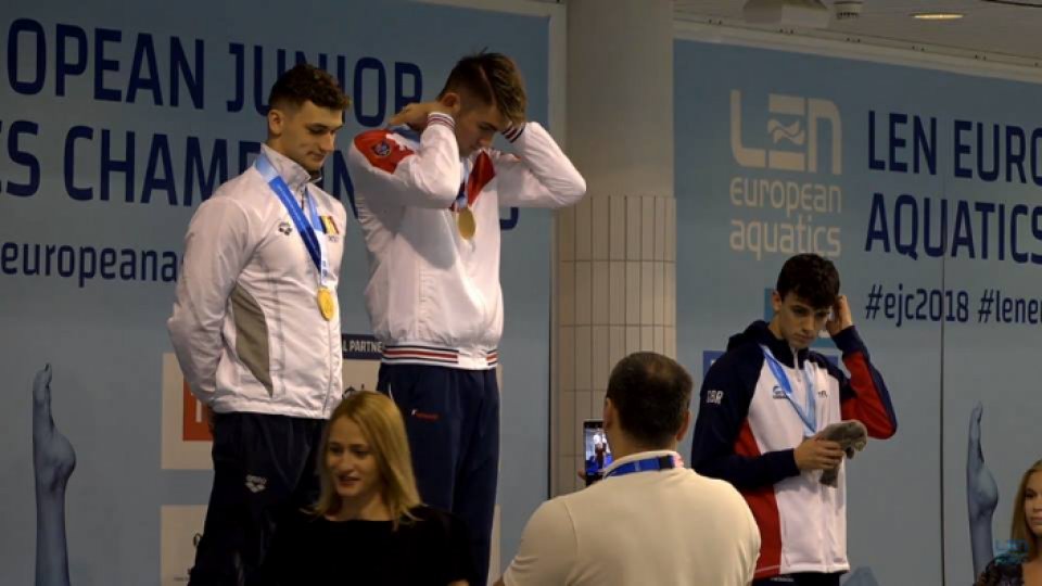 Swimmer Daniel Martin, European Gold Medal and Junior National Record