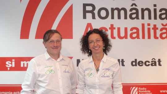 Mihai Deneș şi Ioana Deneş - cofondatori ai Asociatiei Adevaratii VeloPriet