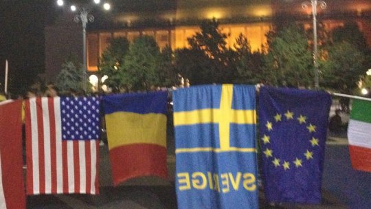 Circulația a fost reluată în Pața Victoriei