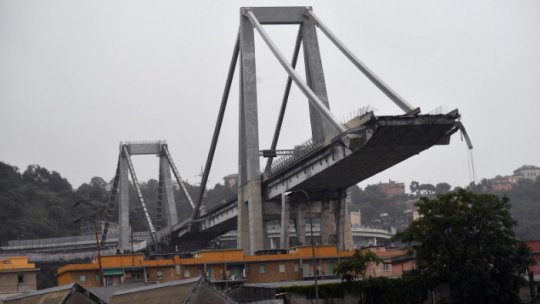 Pod prăbușit în Genova: Bilanţul provizoriu revizuit la 38 de morţi