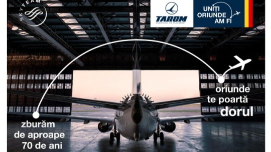 TAROM, campania "Dor de lume": Bilete de avion cu preţuri promoţionale