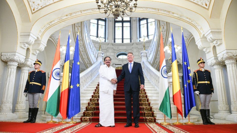 Vicepreşedintele Republicii India, primit de preşedintele Klaus Iohannis