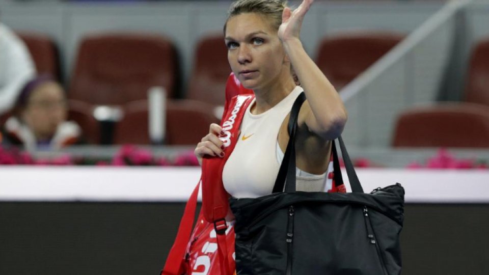 Simona Halep a abandonat în primul tur al turneului de la Beijing