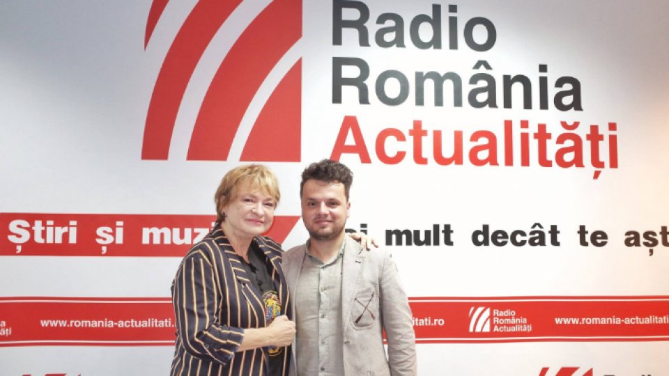 Pianistul Botond Szöcs şi Prof. univ. dr. Stela Drăgulin la RRA