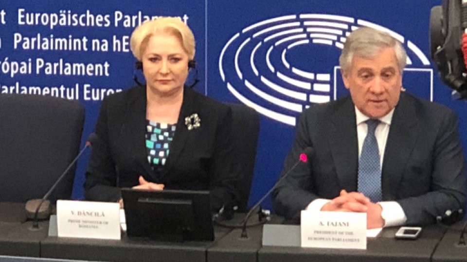Antonio Tajani "susţine necondiţionat preşedinţia României la Consiliul UE"