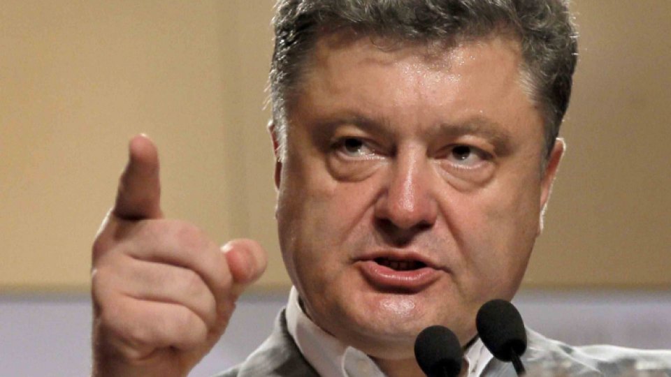 Petro Poroşenko: "Ucraina se îndreaptă spre aderarea la UE şi la NATO"