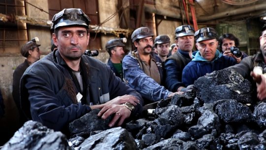 Minerii de la Complexul Energetic Oltenia şi-au reluat activitatea