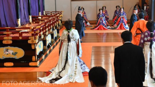 Împăratul Japoniei, Naruhito, şi-a proclamat înscăunarea