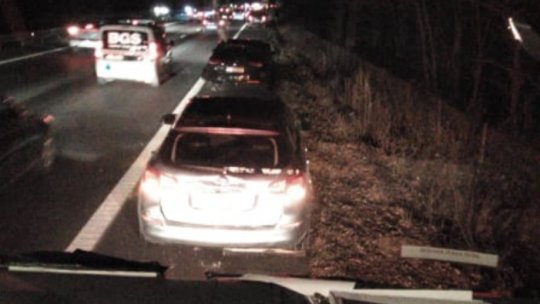 Accident cu șapte autoturisme pe A1