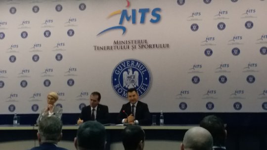 Priorităţile lui Ionuţ Stroe la Ministerul Tineretului şi Sportului