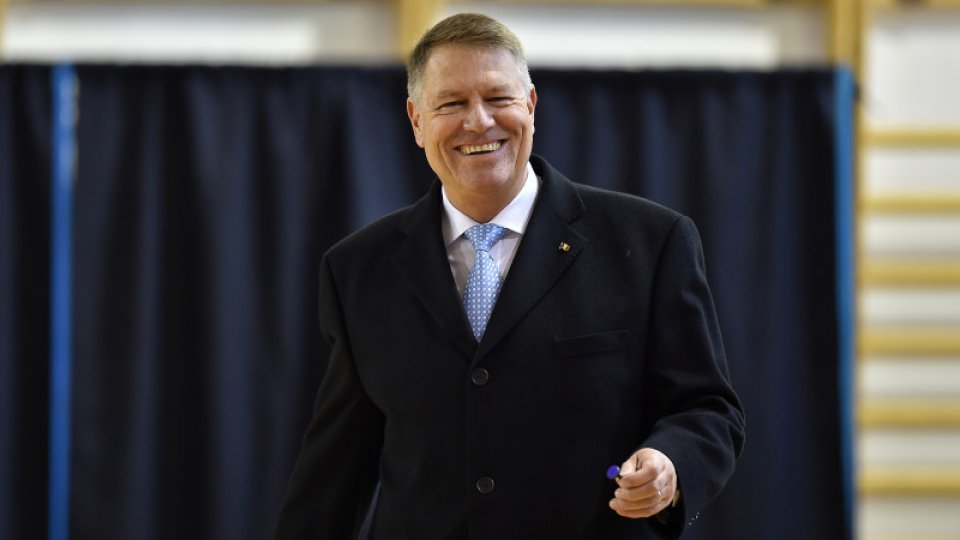 Declaraţii Klaus Iohannis la sediul PNL, după anunțarea exit-poll-urilor