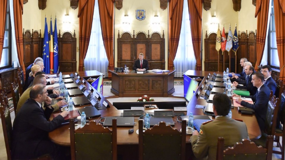 Şedinţa Consiliului Suprem de Apărare a Ţării