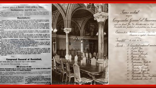 101 ani de la Unirea Bucovinei cu România