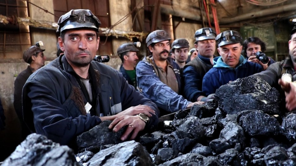 Minerii de la Paroşeni şi Uricani, a noua zi de proteste