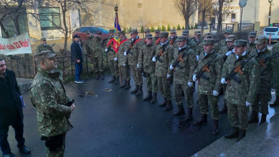 Ceremonie în memoria eroilor Revoluției la monumentul de la Radiodifuziune