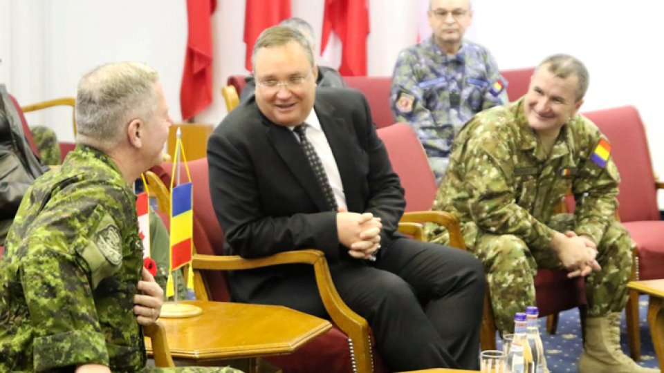 Canadian Chief of Defense visits Mihail Kogălnicenu military base 