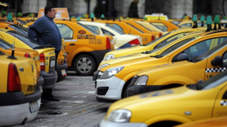 Protest al taximetriştilor, în Capitală