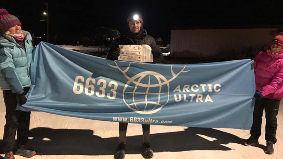 Vlad Crișan Pop winner of short race at Ultra Arctic 6633 marathon