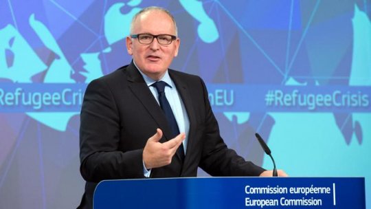 F. Timmermans - În tot mai multe ţări UE apar probleme cu statul de drept