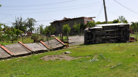 Tornadă produsă pe raza județului Călărași