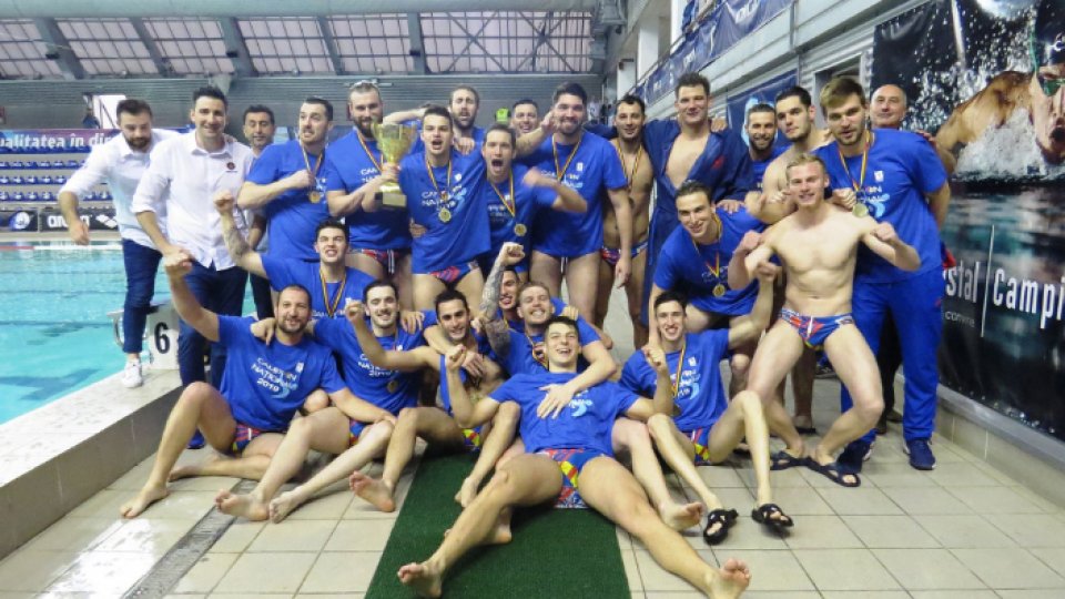 Steaua, al patrulea titlu de campioană consecutiv la polo pe apă