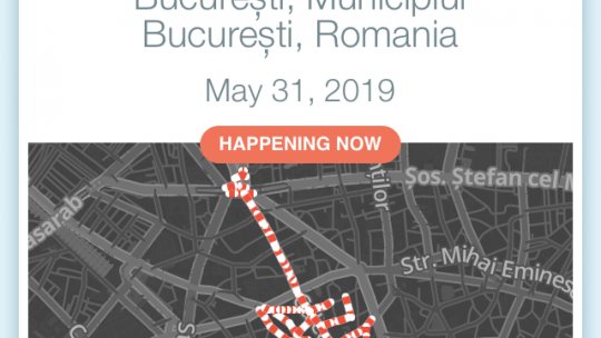 Aplicația WAZE a creat evenimentul "Vizită Papa Francisc"