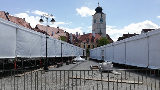FOTO: Ultimele pregătiri pentru summitul european de la Sibiu