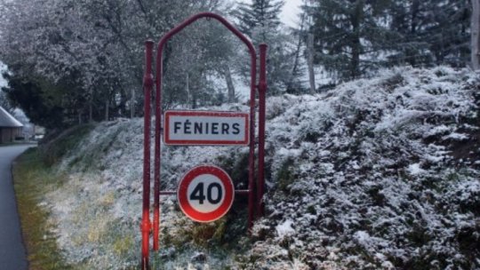 Mai multe zone din Franţa, Germania şi Italia sunt sub zăpadă