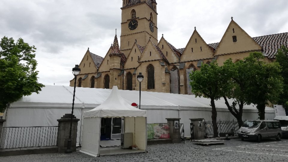 FOTO: Pregătiri pentru Summitul UE de la Sibiu