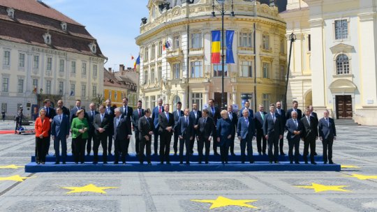 Liderii Europei, baie de mulțime la Sibiu
