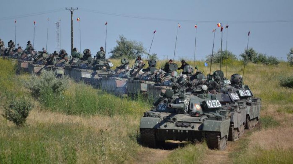 Trageri de luptă cu tancuri în judeţul Tulcea