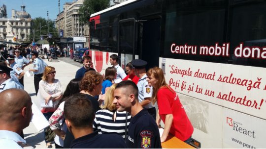 Caravană mobilă în Bucureşti pentru cei care doresc să doneze sânge