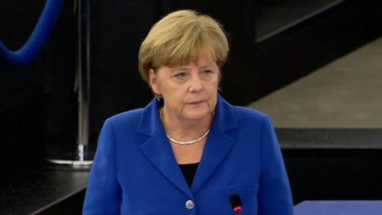 Cancelarul german Angela Merkel a avut din nou probleme