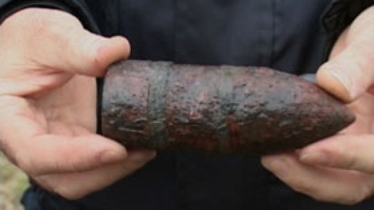 2 proiectile din al II-lea Război Mondial găsite în pădure în Jud.Harghita