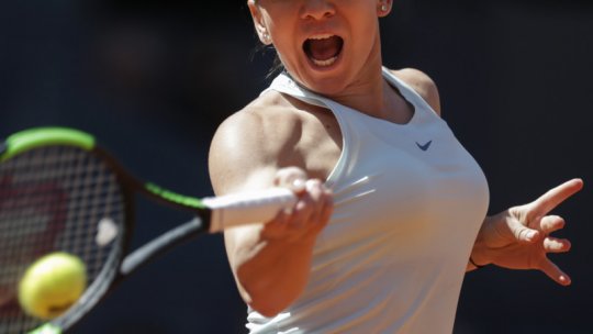 Simona Halep in the Wimbledon final on Saturday