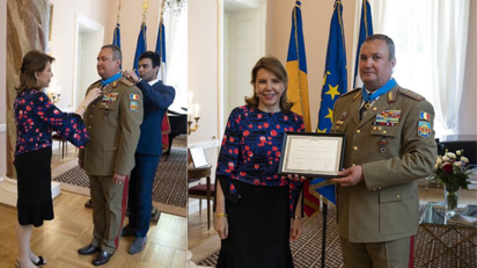 Romanian Chief of Defense awarded highest distinction in France