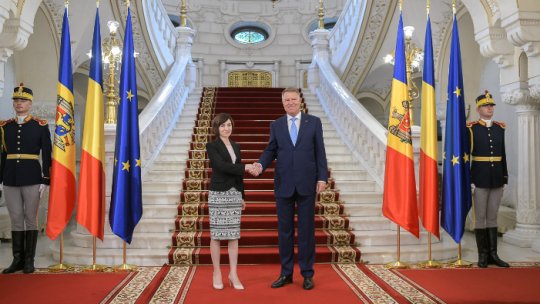 Premierul R. Moldova, Maia Sandu, primită de K. Iohannis, la Cotroceni