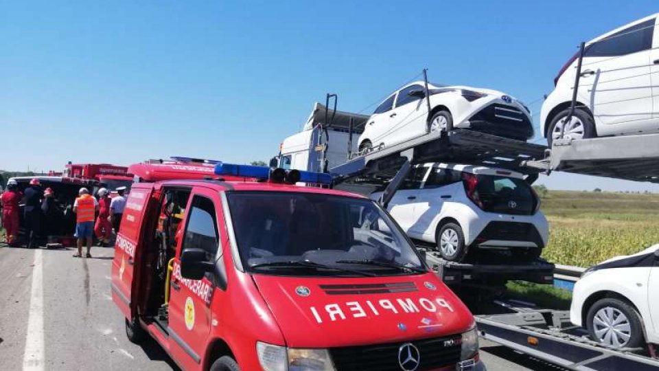 Accident rutier grav în jud. Dolj