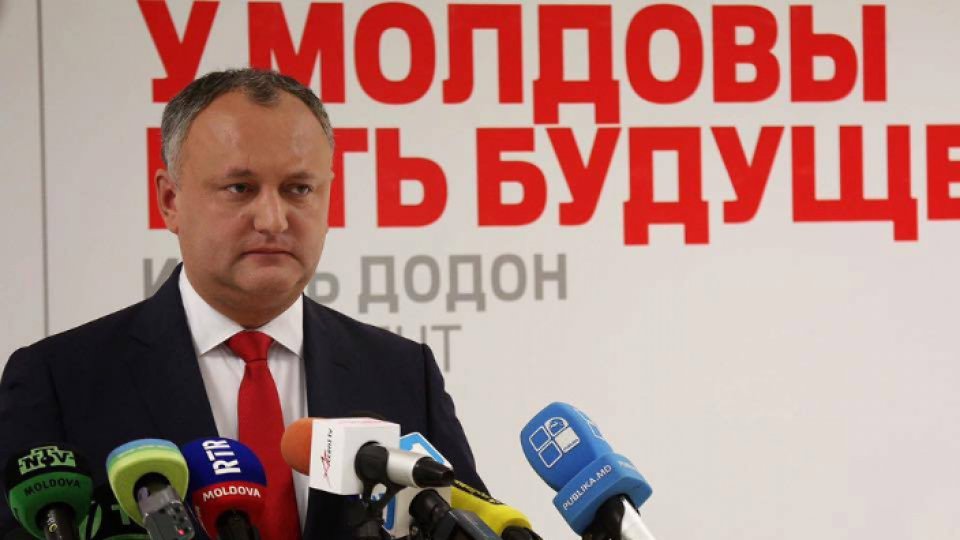 Igor Dodon sărbătorește așa-zisa "zi de eliberare a Moldovei de fascişti"