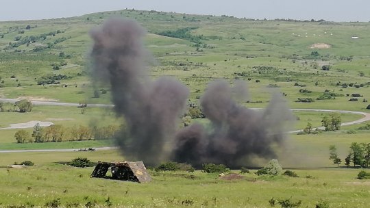 Joint military exercises at Babadag Training Area 