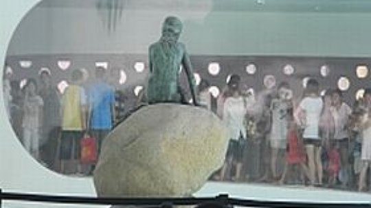 Statuia Micii Sirene din Copenhaga a fost din nou vandalizată