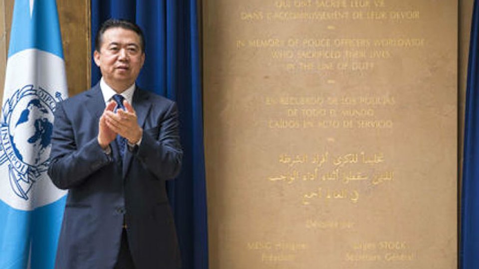 Fostul şef al Interpol a fost condamnat la închisoare în China