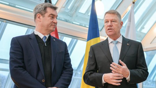 Preşedintele Klaus Iohannis, întâlnire cu premierul landului german Bavaria