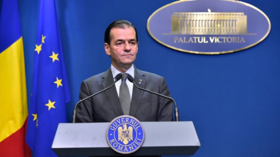 Romanian Prime Minister Ludovic Orban in Brussels